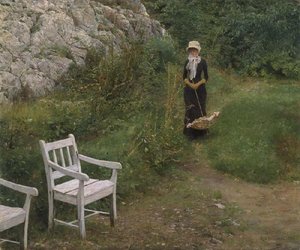aile ortamında by Erik Theodor Werenskiold